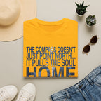 T-Shirt — "The Compass Doesn't Just Point North... It Pulls the Soul Home" Inspirational Tee