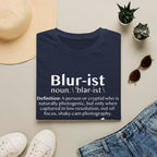 Bigfoot 'Blur-ist' Definition T-Shirt — Cute Sasquatch Photogenic Blur Tee