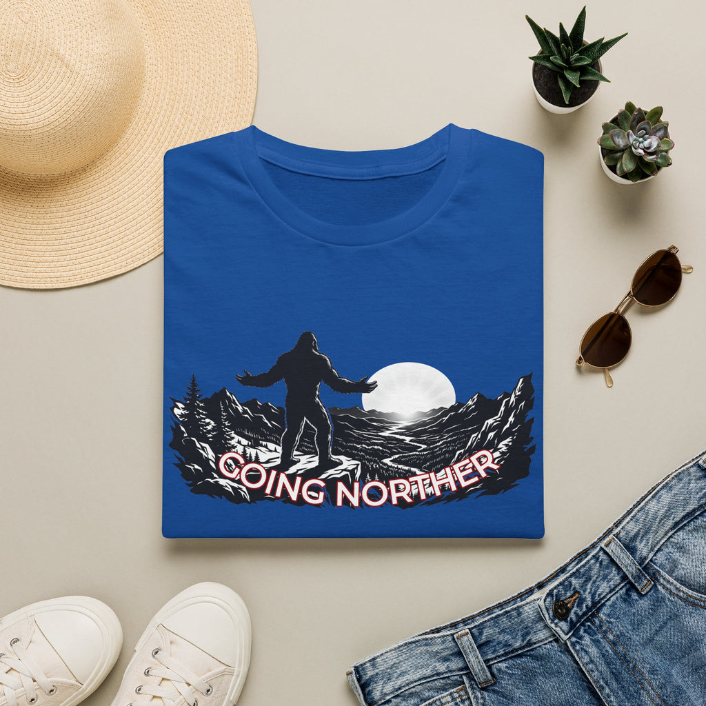 Going Norther Bigfoot Moonlit Mountain T-Shirt