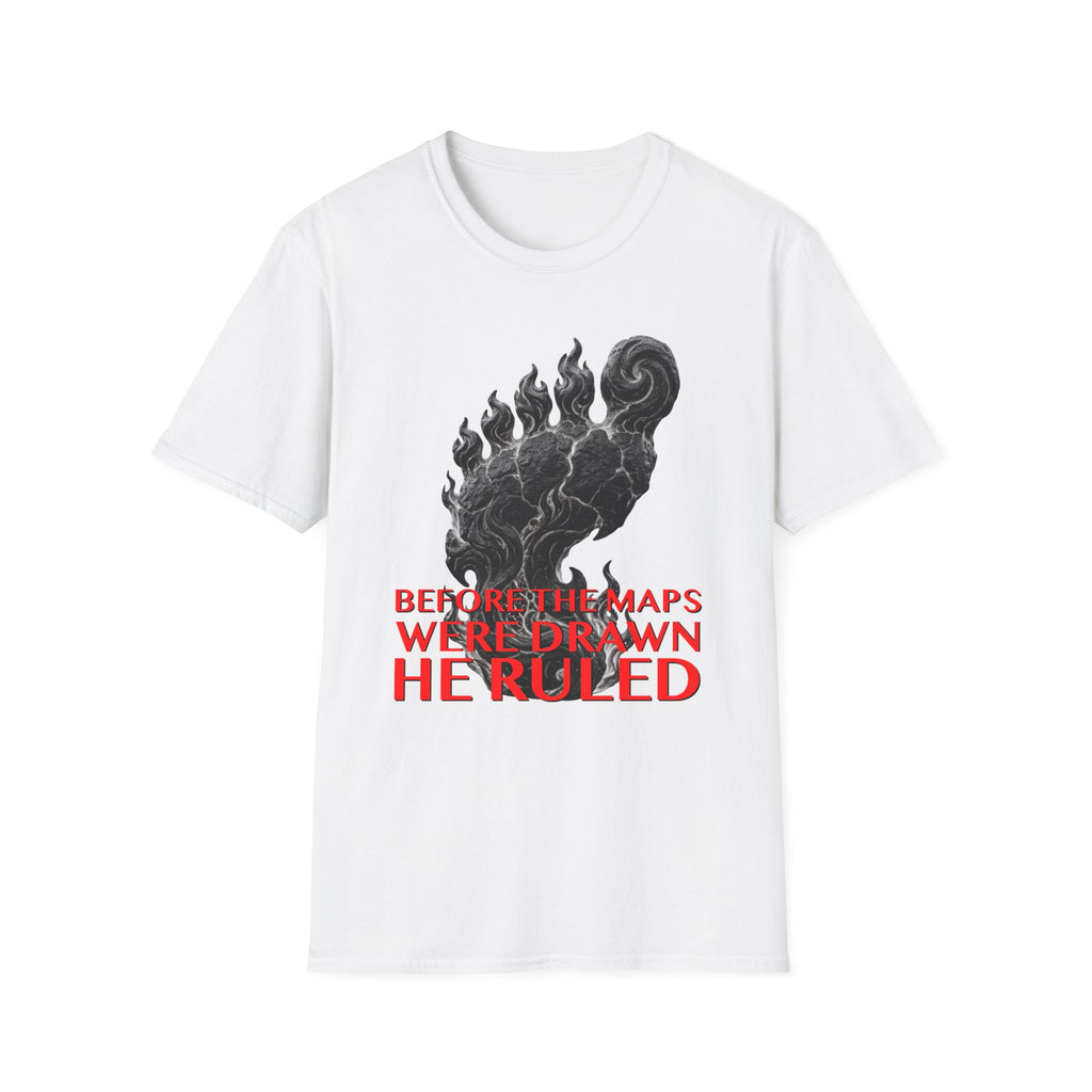 Mystical Sasquatch Footprint T-Shirt — "Before The Maps Were Drawn — HE RULED"