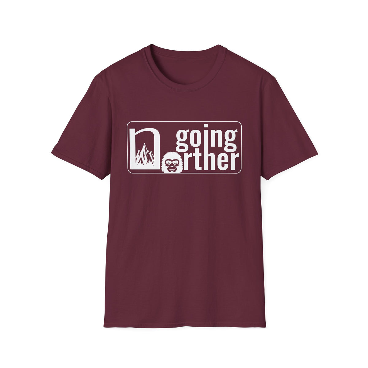 T-Shirt — "Going Norther" Mountain & Sasquatch Graphic Tee