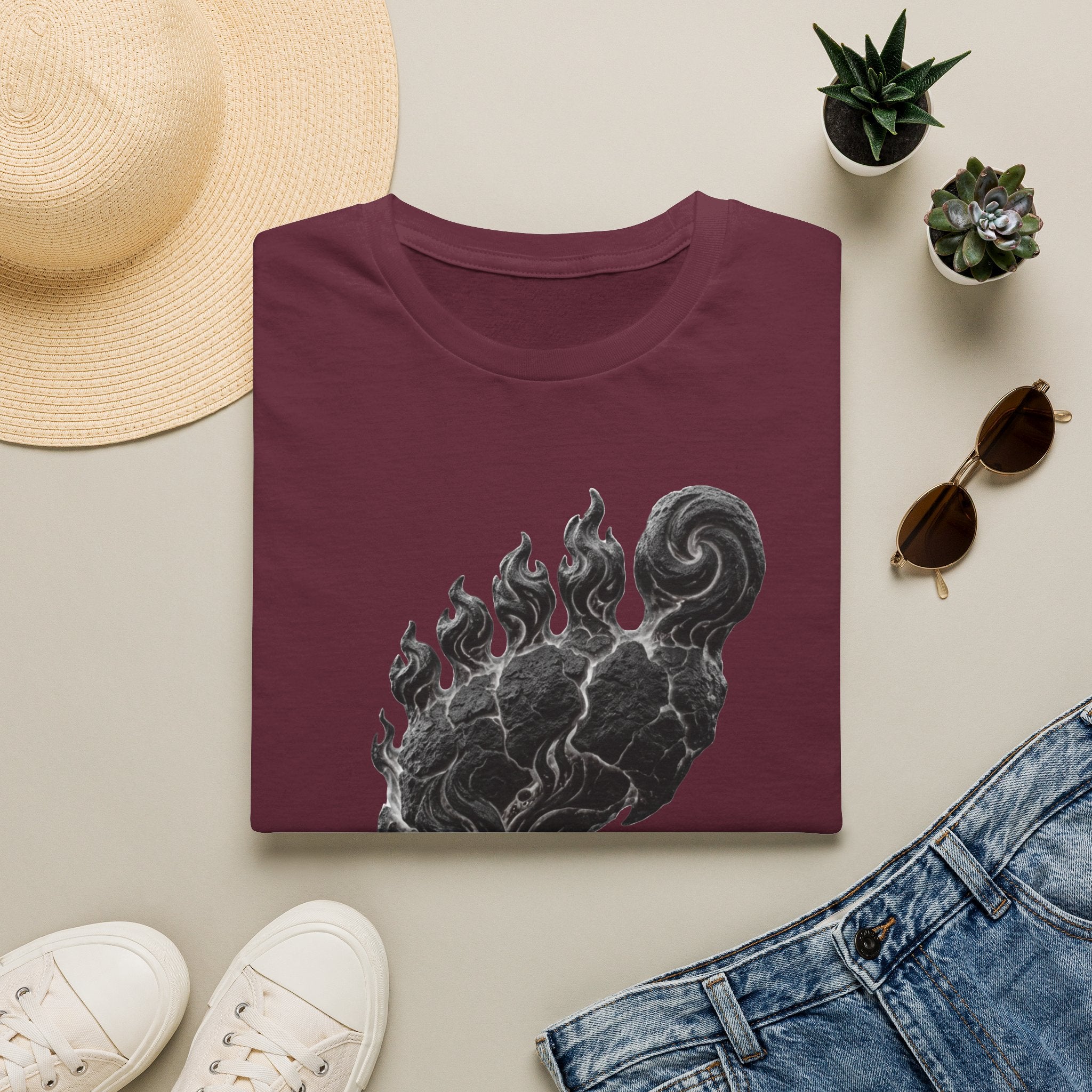 Mystical Sasquatch Footprint T-Shirt — "Before The Maps Were Drawn — HE RULED"