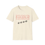 Pine & Pack Wolf Pack Tee — 'The northern wind carries two things' Paw Print Shirt