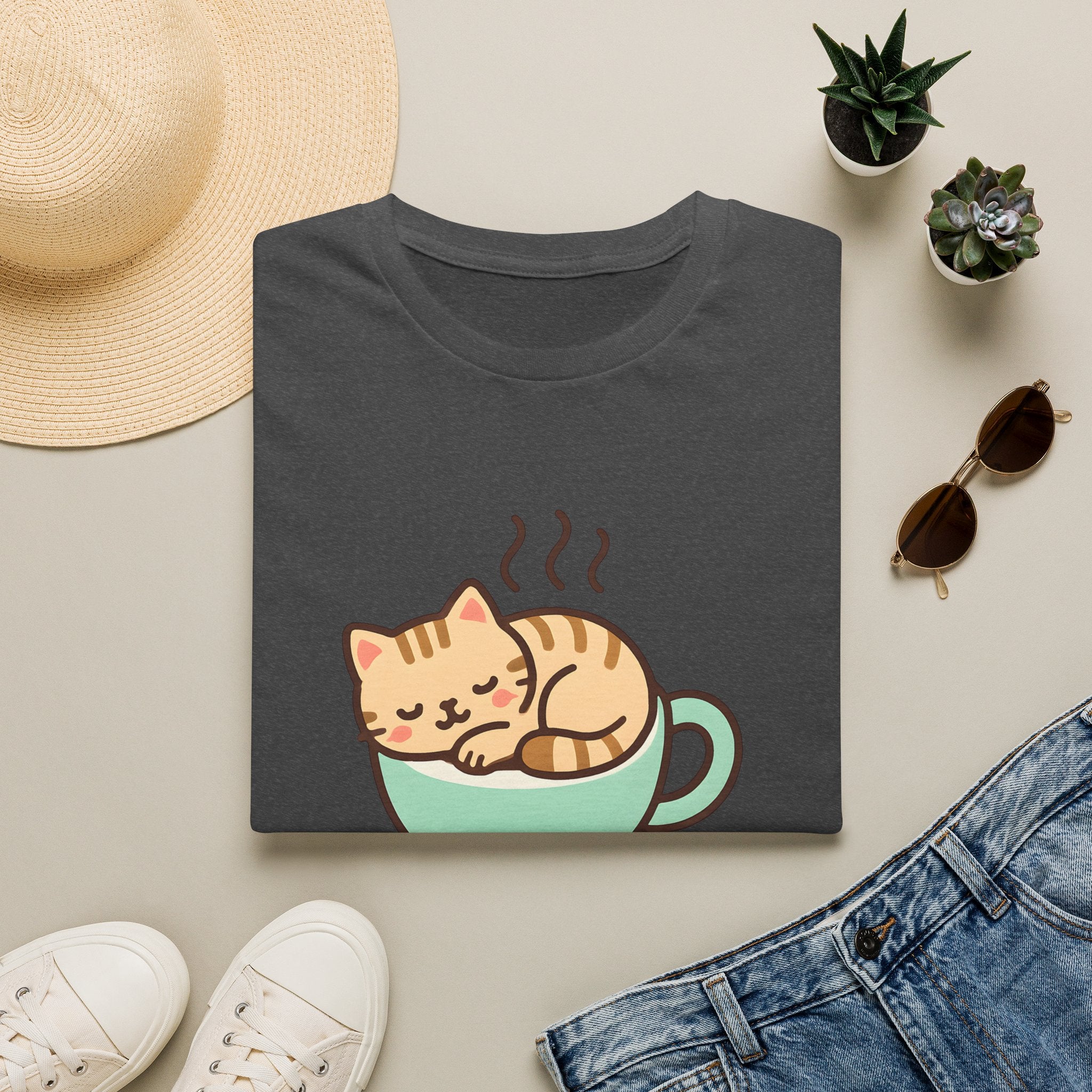 Cat in Coffee Cup T-Shirt
