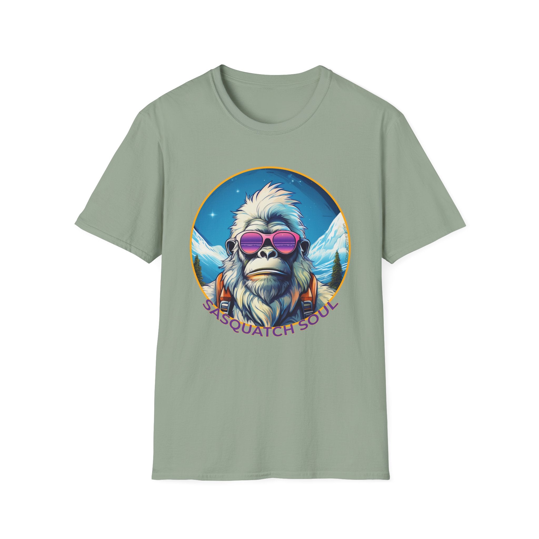 Going Norther - Bigfoot - Sasquatch Soul T-Shirt - Retro Design
