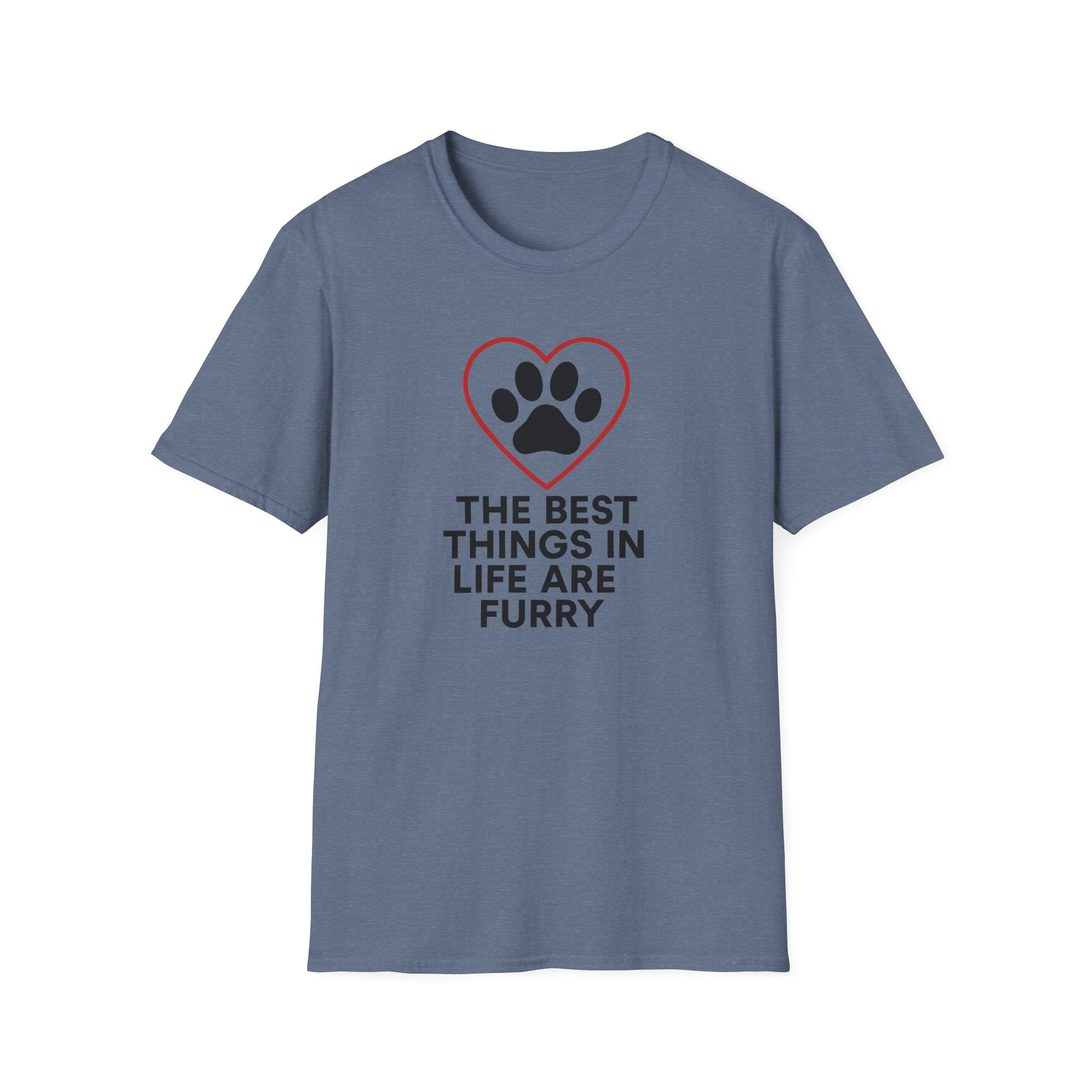 Red Heart Outline T-Shirt