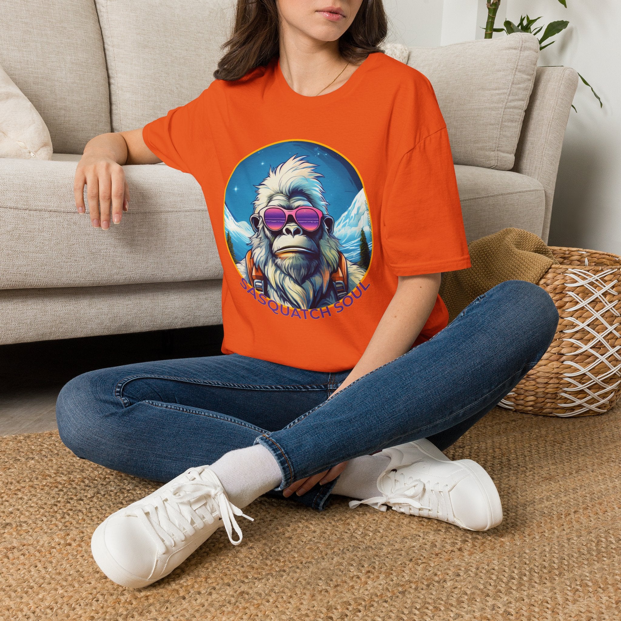 Going Norther - Bigfoot - Sasquatch Soul T-Shirt - Retro Design