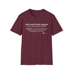 Bigfoot "Hide-and-Seek-ologist" T-Shirt — Funny Sasquatch Definition Tee