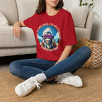 Bigfoot Hiking T-Shirt — "One More Mile To Go Today! - Then Playtime!"