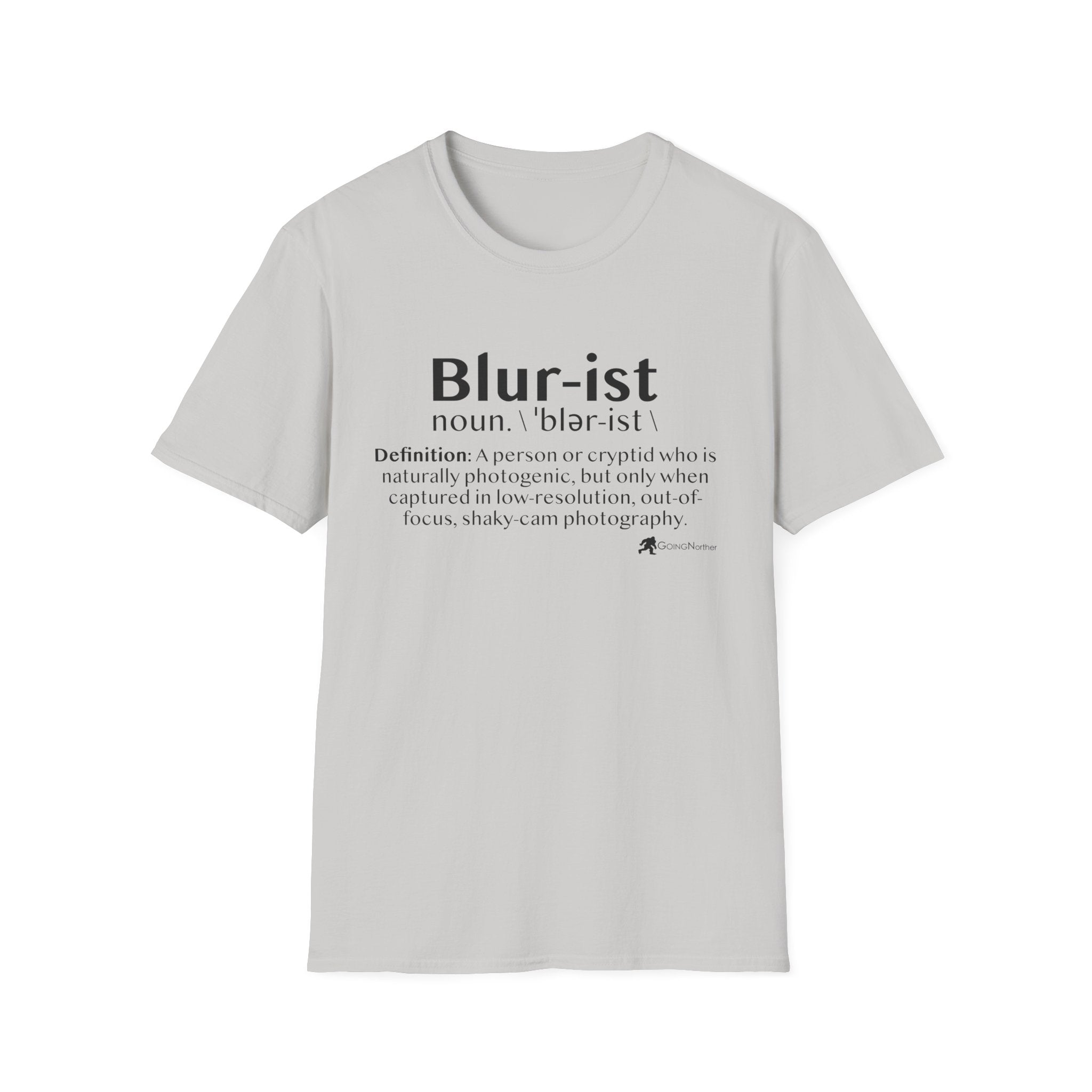 Bigfoot 'Blur-ist' Definition T-Shirt — Cute Sasquatch Photogenic Blur Tee