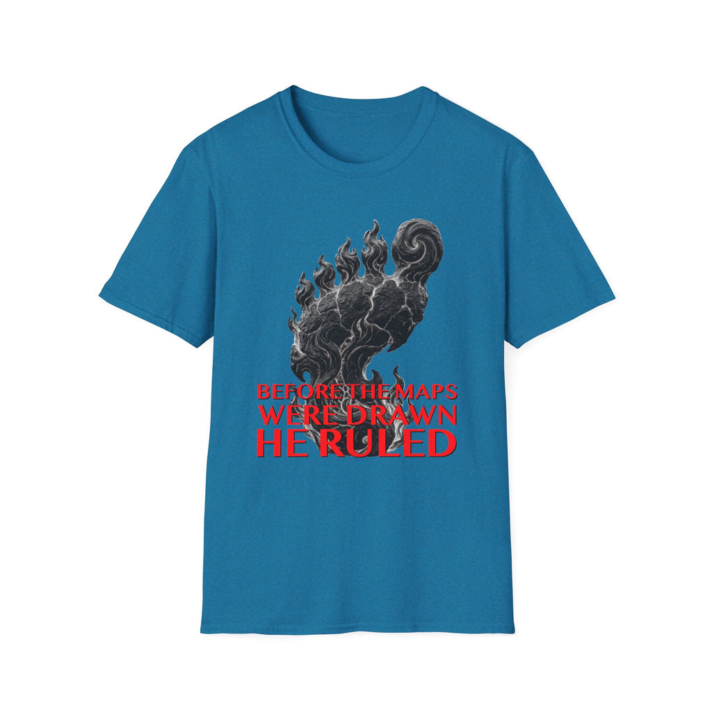 Mystical Sasquatch Footprint T-Shirt — "Before The Maps Were Drawn — HE RULED"