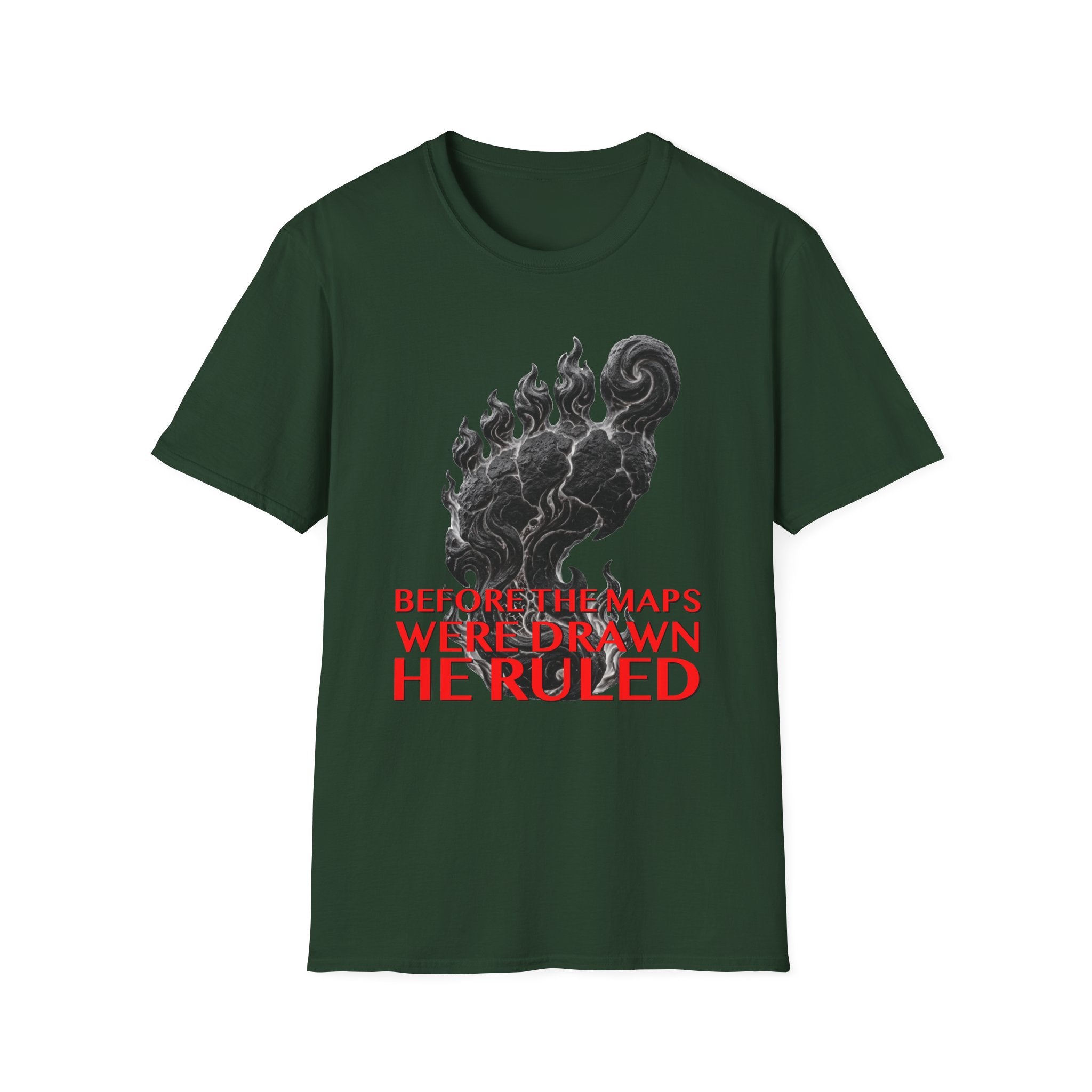 Mystical Sasquatch Footprint T-Shirt — "Before The Maps Were Drawn — HE RULED"