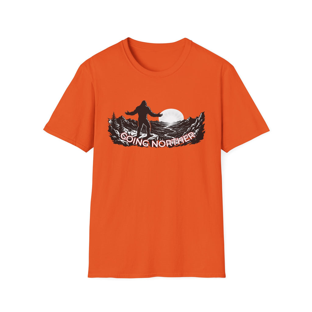 Going Norther Bigfoot Moonlit Mountain T-Shirt