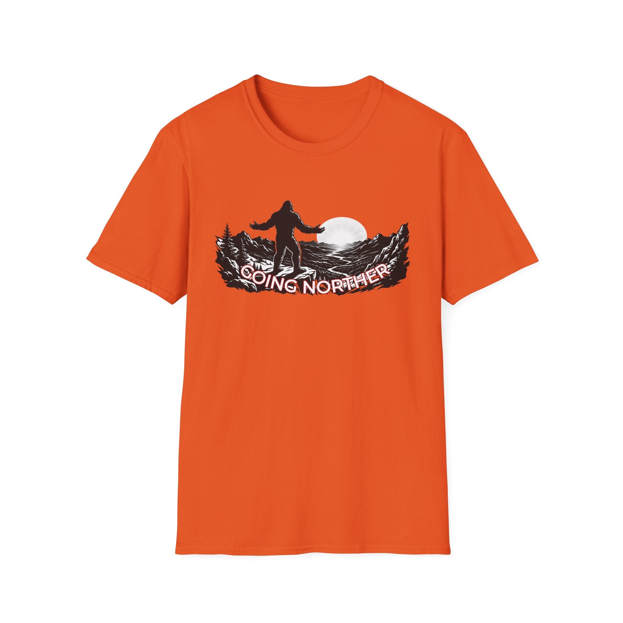 Going Norther Bigfoot Moonlit Mountain T-Shirt