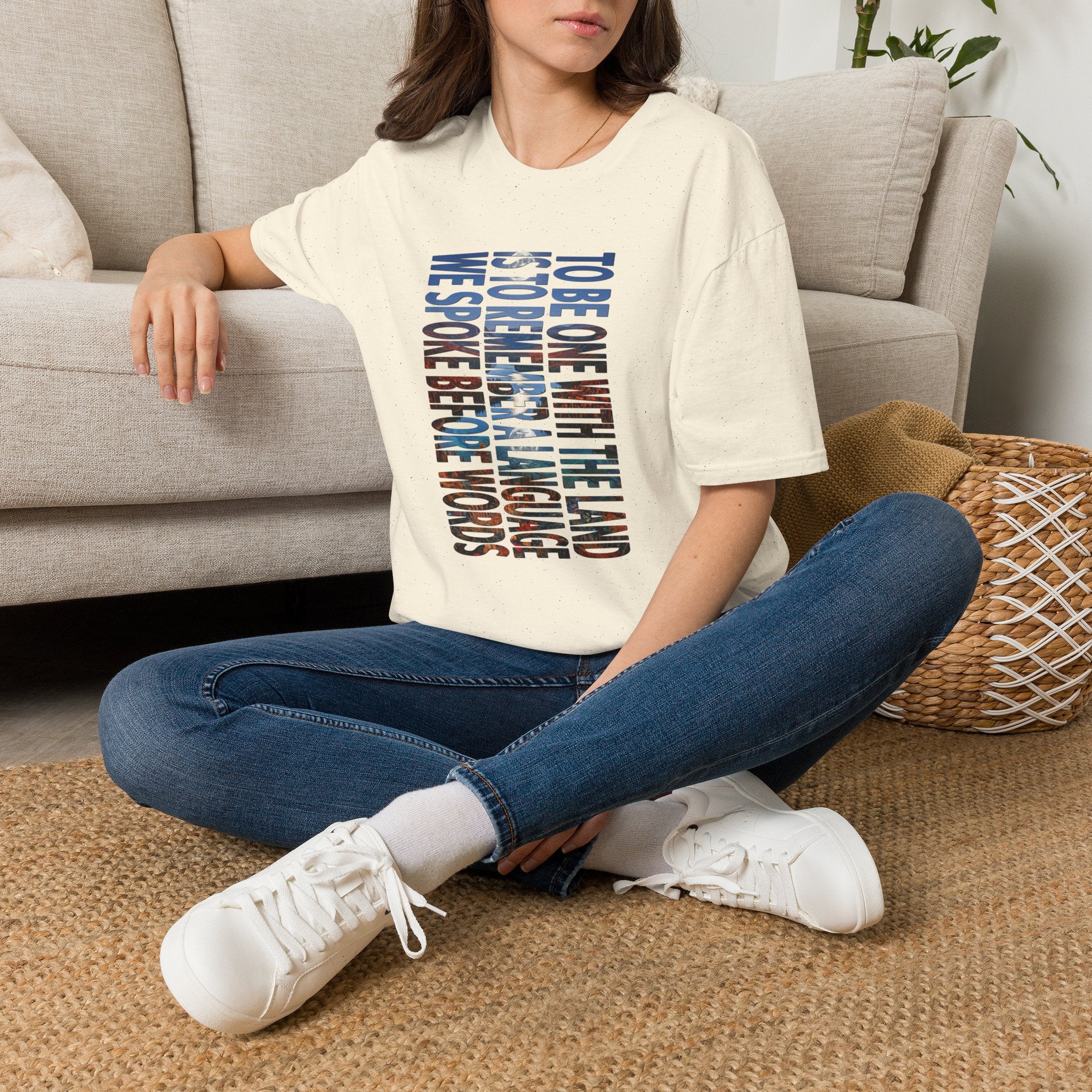 T-Shirt — "To Be One With The Land" Love Outdoors!