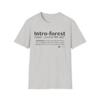 Intro-Forest Sasquatch Definition T-Shirt — Funny Bigfoot Introvert Tee