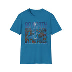 Go North T-Shirt — "Go North Until the Noise of the World Is Swallowed by the Pines" Adventure Tee