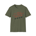 Wolf Paw Graphic T-Shirt — "To Be One with the Land" Script Tee
