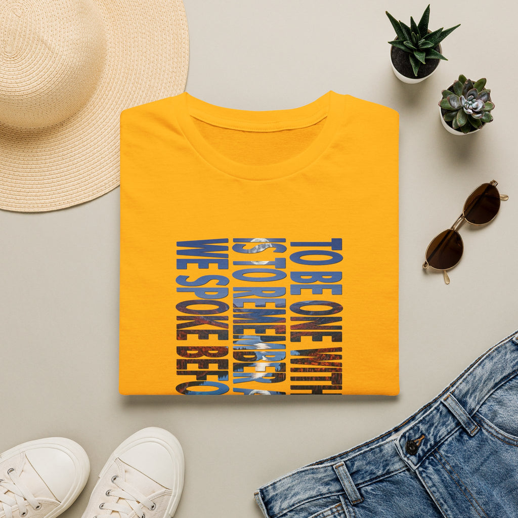 T-Shirt — "To Be One With The Land" Love Outdoors!