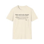 Bigfoot "Hide-and-Seek-ologist" T-Shirt — Funny Sasquatch Definition Tee