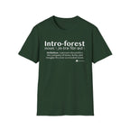 Intro-Forest Sasquatch Definition T-Shirt — Funny Bigfoot Introvert Tee