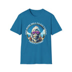 Bigfoot Hiking T-Shirt — "One More Mile To Go Today! - Then Playtime!"