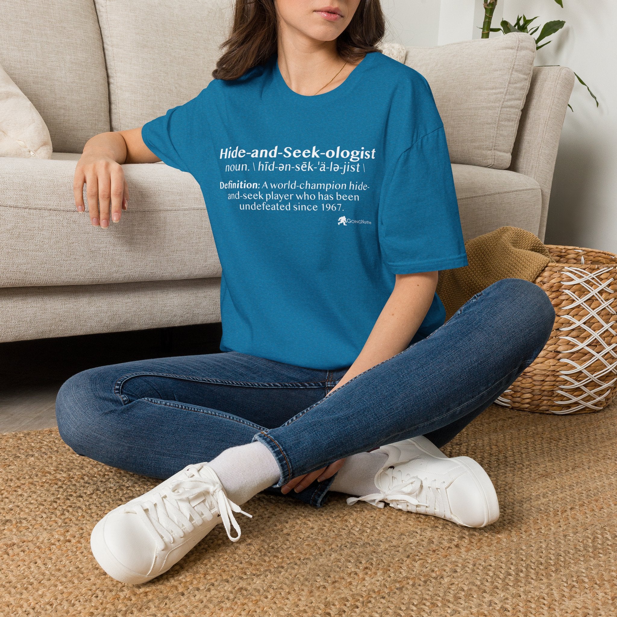 Bigfoot "Hide-and-Seek-ologist" T-Shirt — Funny Sasquatch Definition Tee