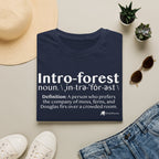 Intro-Forest Sasquatch Definition T-Shirt — Funny Bigfoot Introvert Tee