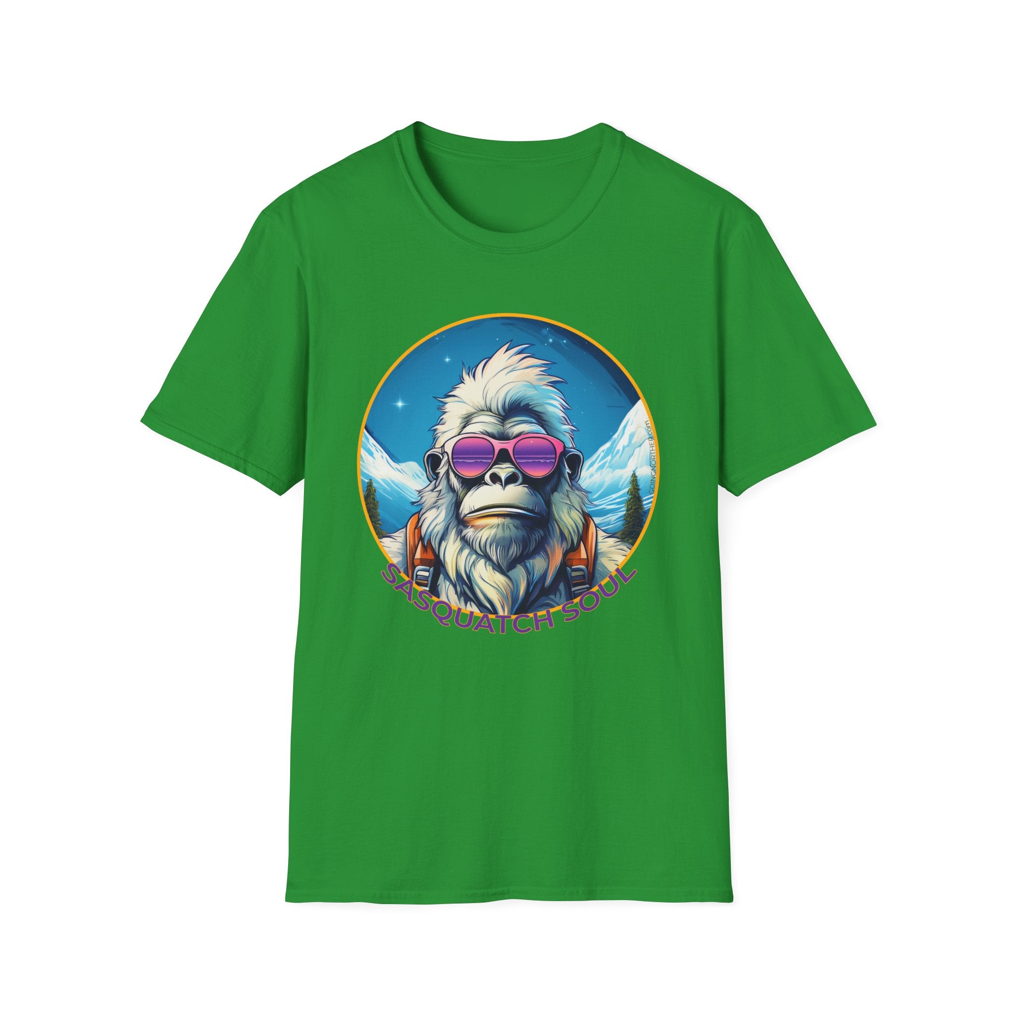 Going Norther - Bigfoot - Sasquatch Soul T-Shirt - Retro Design