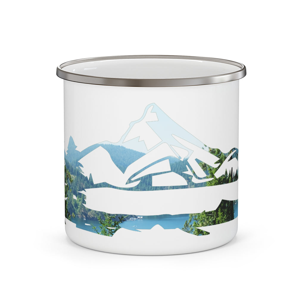 Going Norther Outdoors Enamel Mug
