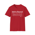 Intro-Forest Sasquatch Definition T-Shirt — Funny Bigfoot Introvert Tee