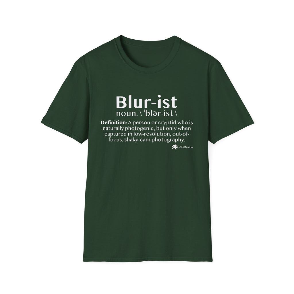 Bigfoot 'Blur-ist' Definition T-Shirt — Cute Sasquatch Photogenic Blur Tee