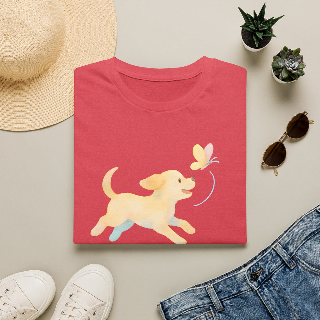 Dog Chasing Butterfly T-Shirt