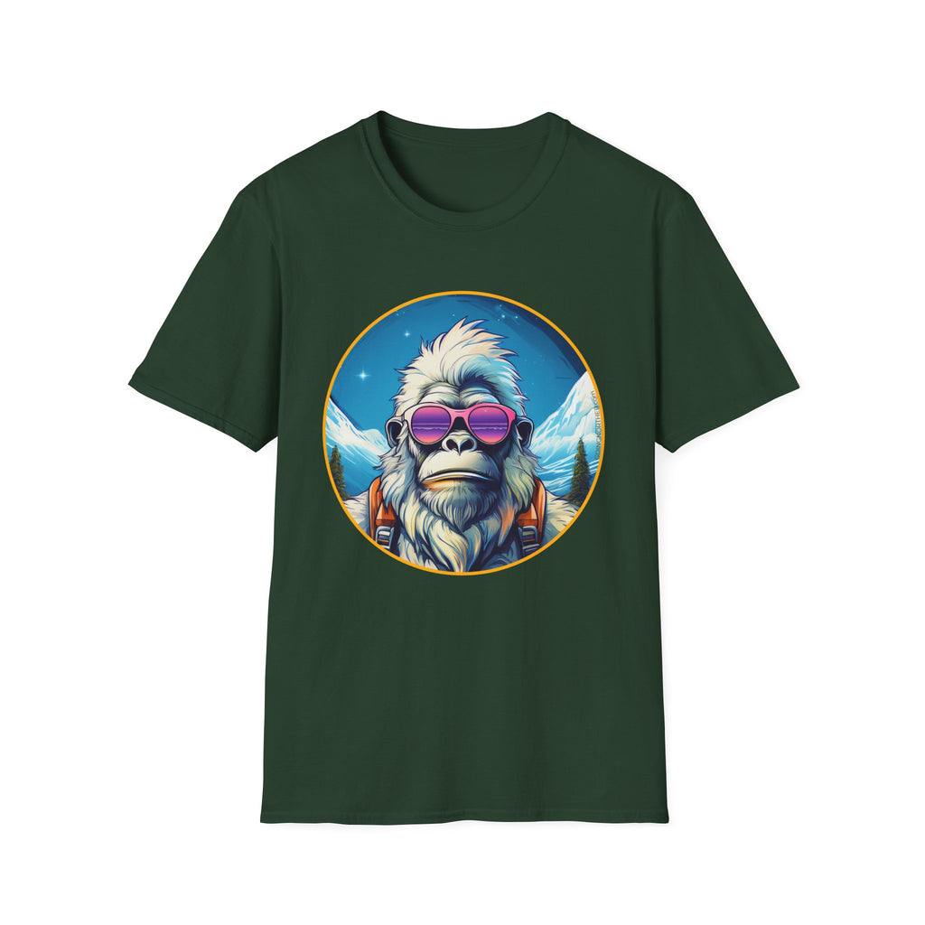 Going Norther - Bigfoot T-Shirt - Retro Styled Sasquatch