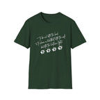 Wolf Paw Graphic T-Shirt — "To Be One with the Land" Script Tee