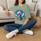 Bigfoot Hiking T-Shirt — "One More Mile To Go Today! - Then Playtime!"