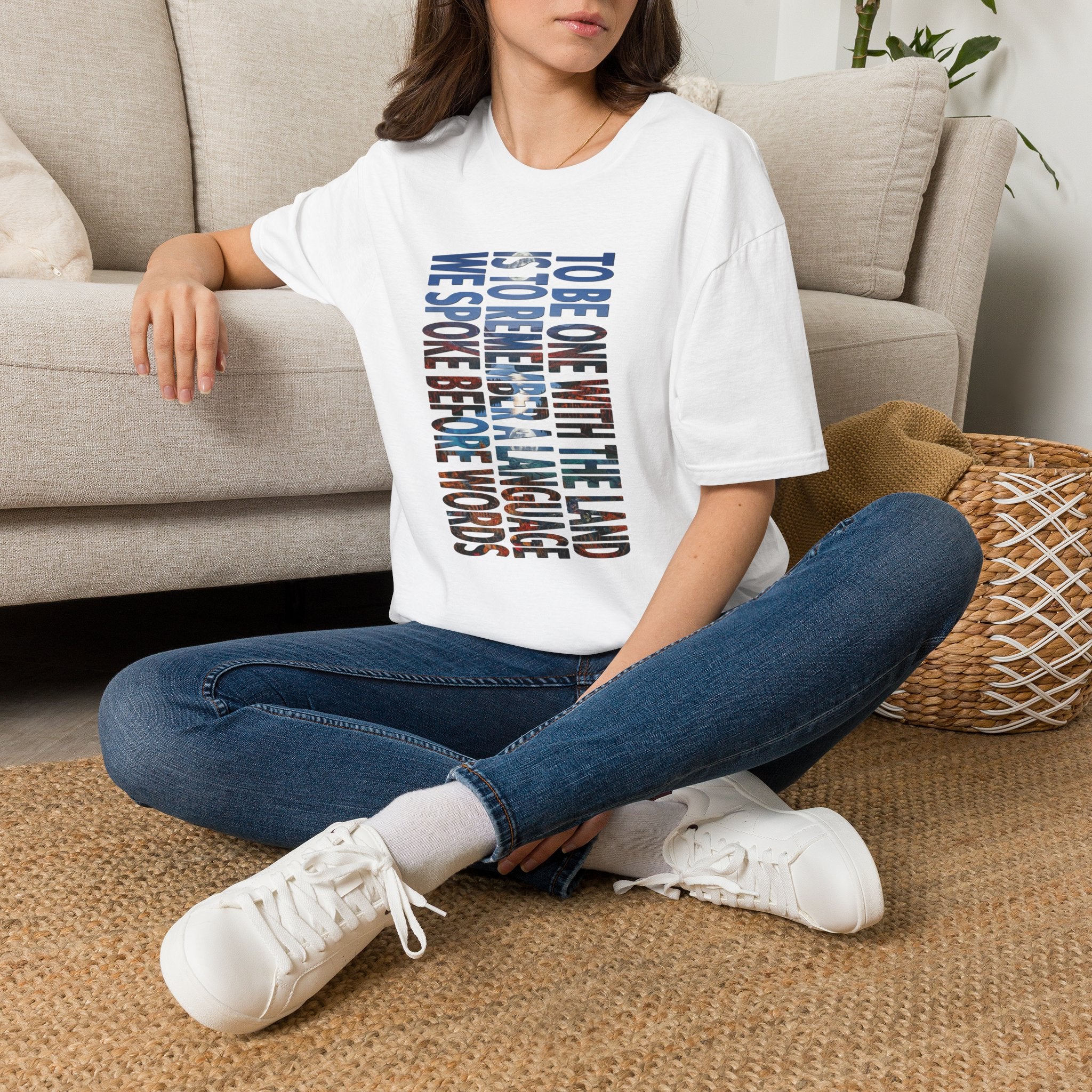 T-Shirt — "To Be One With The Land" Love Outdoors!