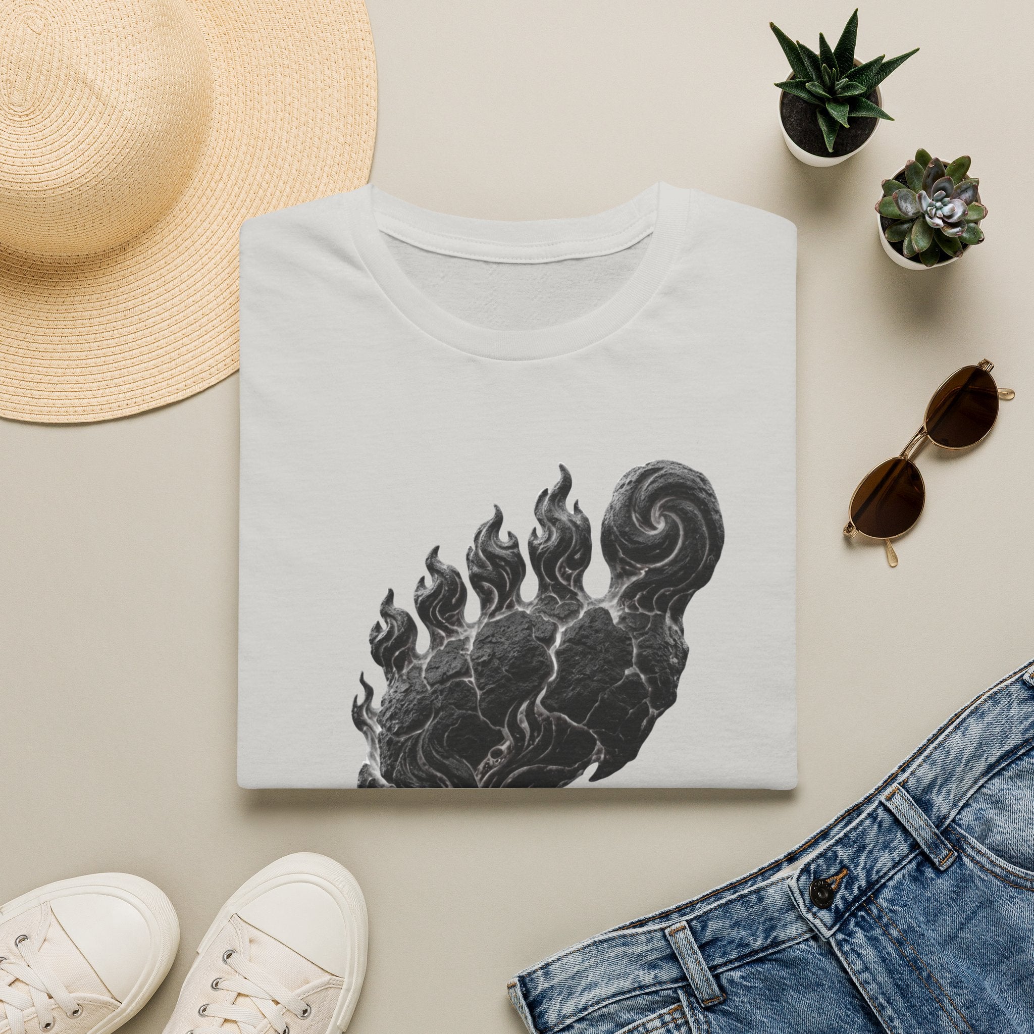Mystical Sasquatch Footprint T-Shirt — "Before The Maps Were Drawn — HE RULED"
