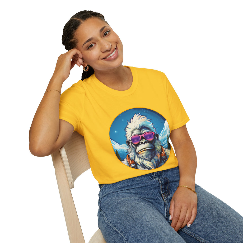 Going Norther - Bigfoot T-Shirt - Retro Styled Sasquatch