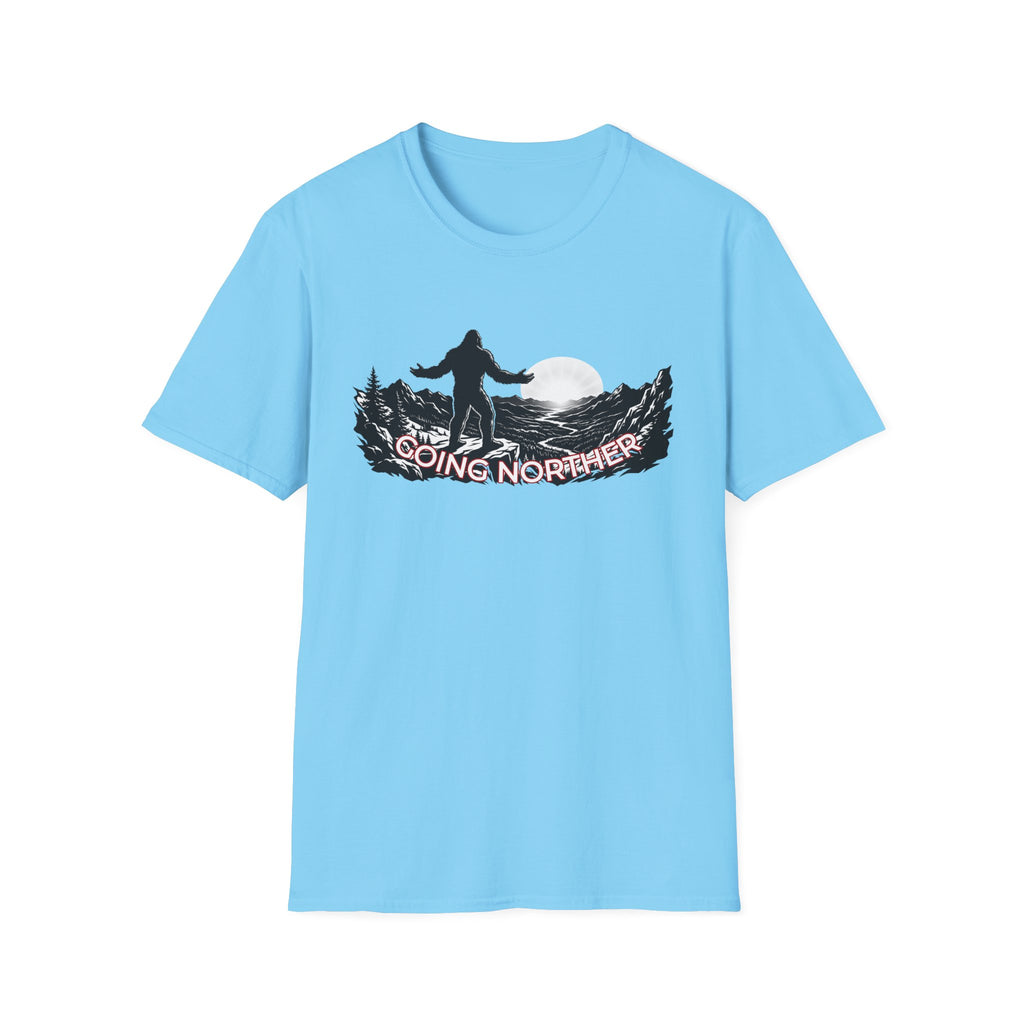 Going Norther Bigfoot Moonlit Mountain T-Shirt