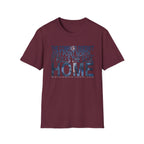 T-Shirt — "The Compass Doesn't Just Point North... It Pulls the Soul Home" Inspirational Tee