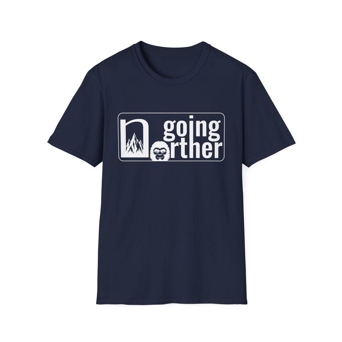 T-Shirt — "Going Norther" Mountain & Sasquatch Graphic Tee