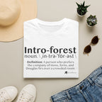 Intro-Forest Sasquatch Definition T-Shirt — Funny Bigfoot Introvert Tee
