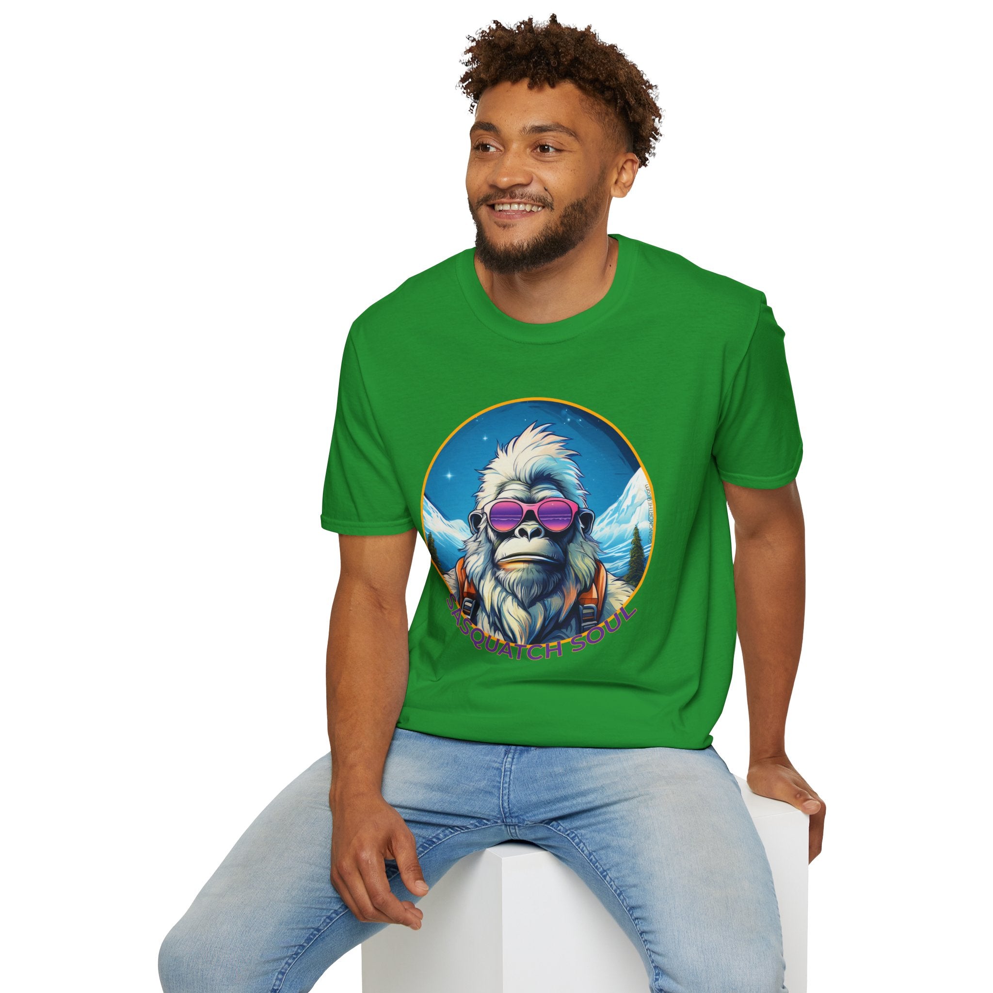Going Norther - Bigfoot - Sasquatch Soul T-Shirt - Retro Design