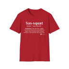 Sas‑Squat Definition T-Shirt — Funny Bigfoot Dictionary Tee