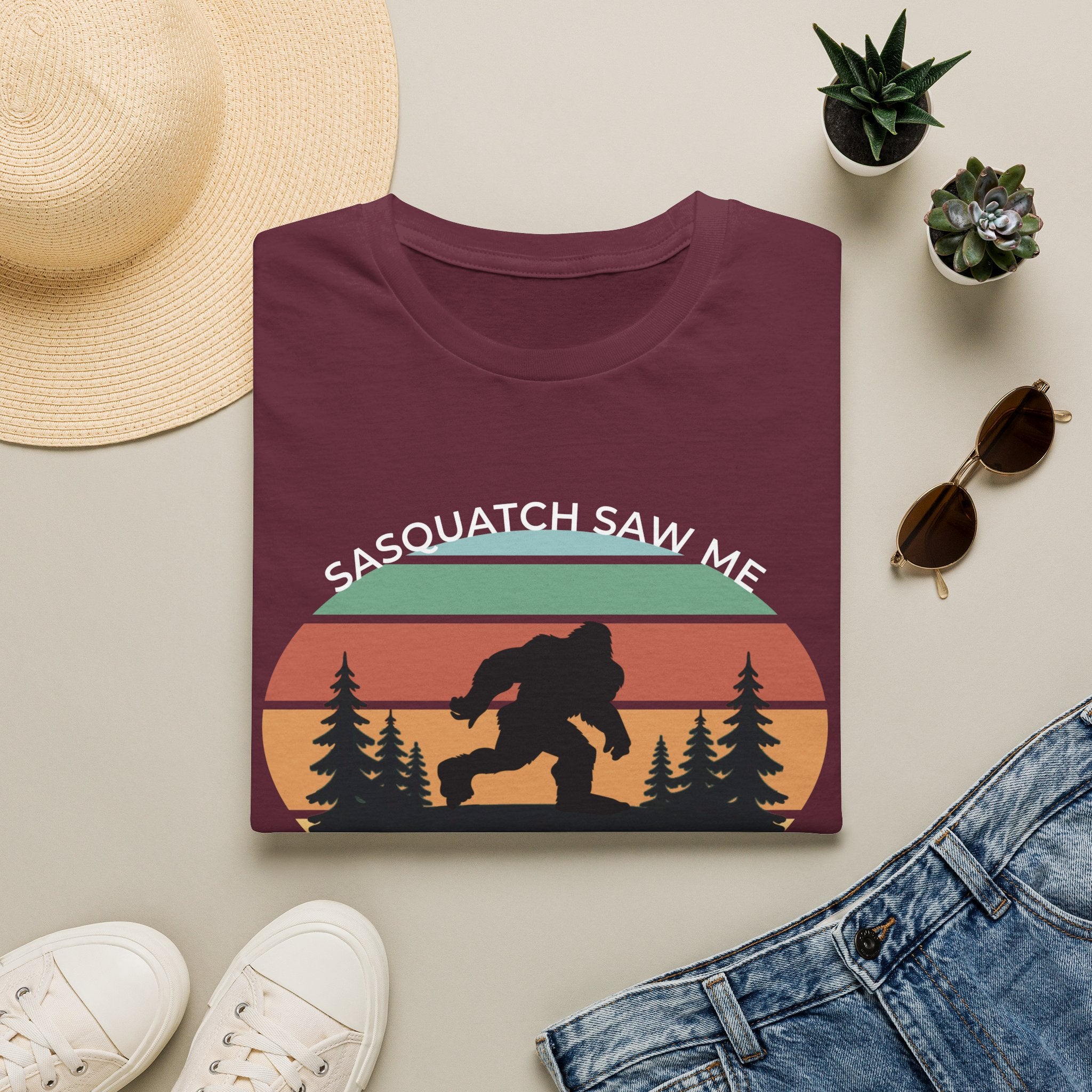 Sasquatch Saw Me - But Nobody Believes Him T-Shirt