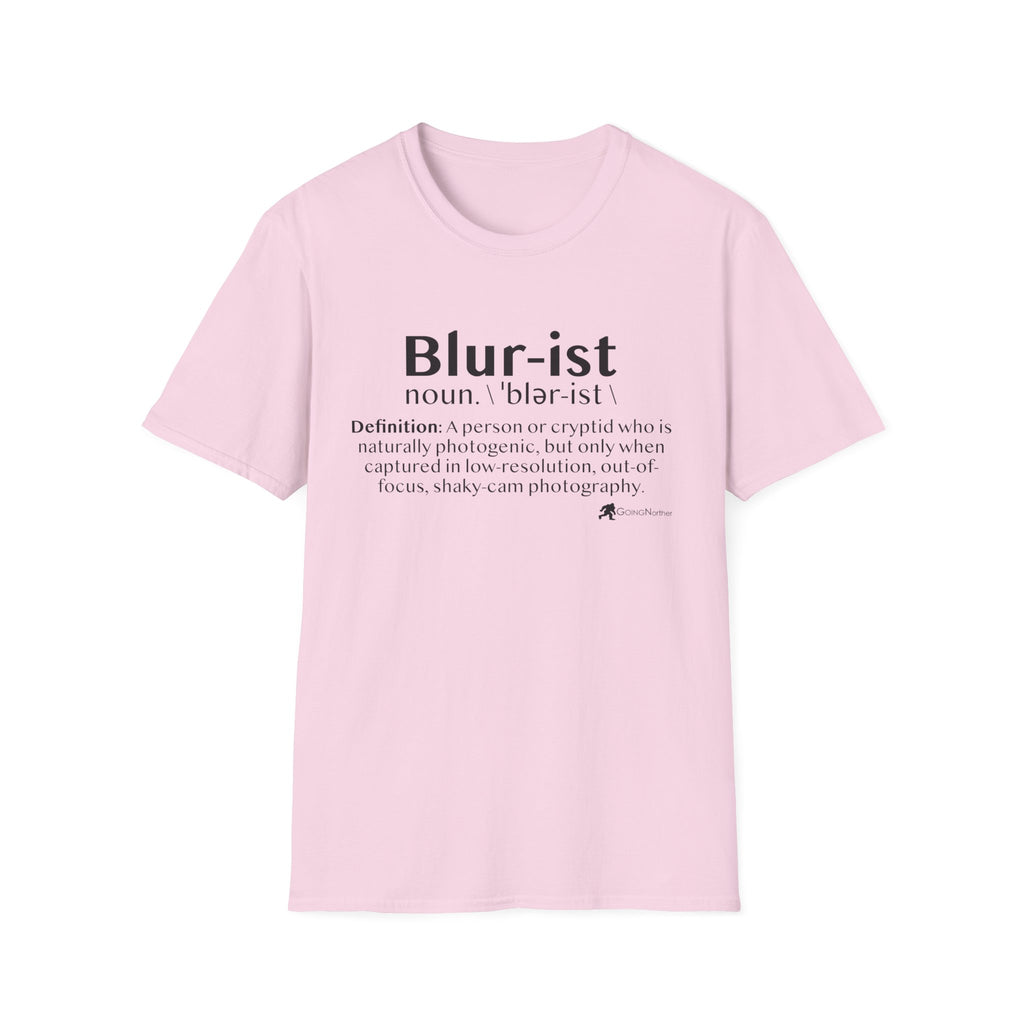 Bigfoot 'Blur-ist' Definition T-Shirt — Cute Sasquatch Photogenic Blur Tee