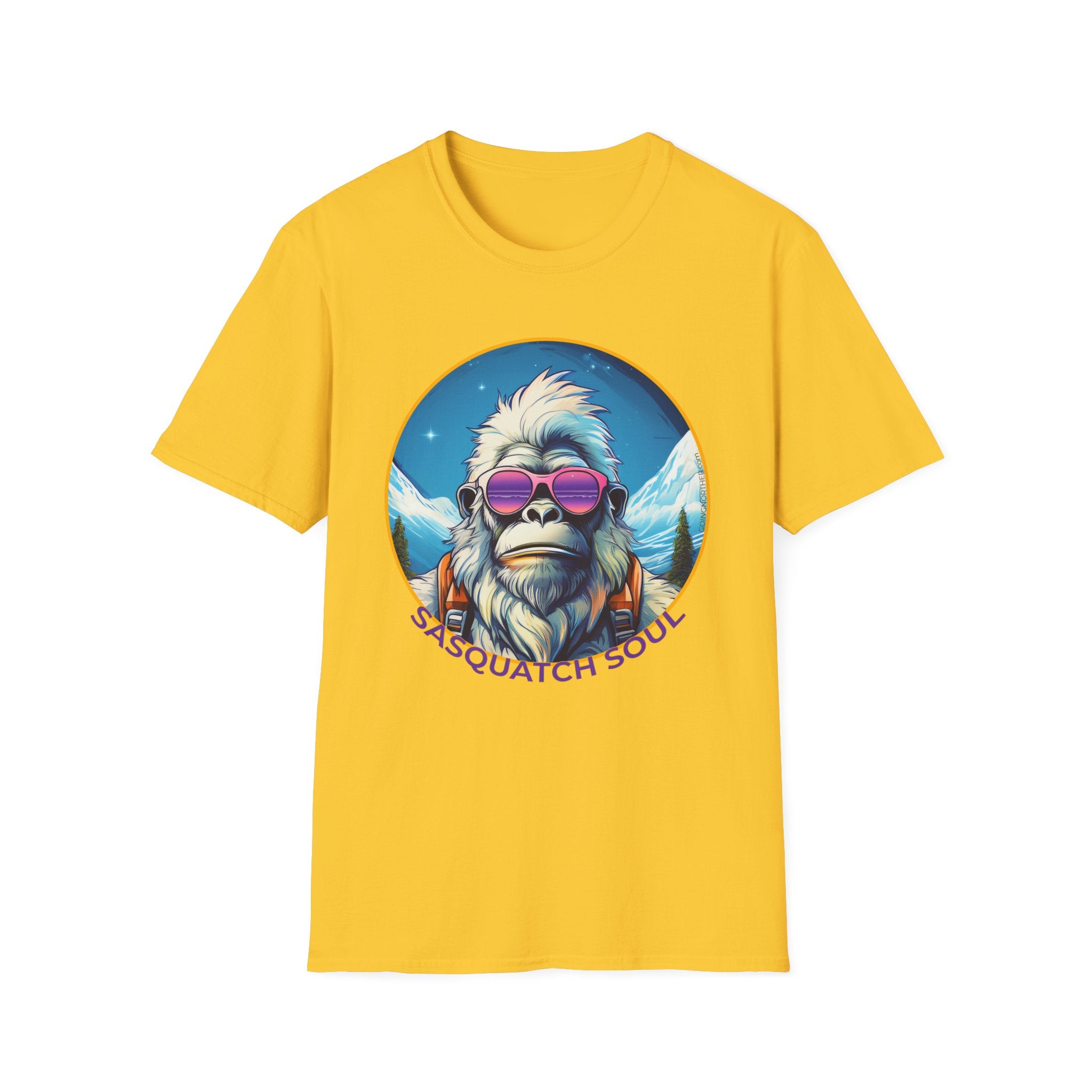 Going Norther - Bigfoot - Sasquatch Soul T-Shirt - Retro Design