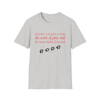 Pine & Pack Wolf Pack Tee — 'The northern wind carries two things' Paw Print Shirt