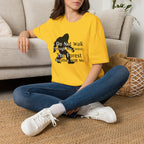 Bigfoot Quote T-Shirt — "I Do Not Walk Through The Forest; The Forest Breathes With Me"
